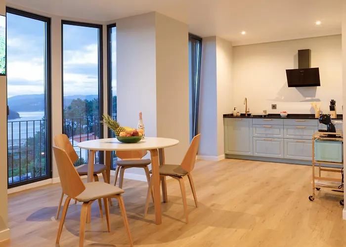 Rosa En Con Vistas Panoramicas A La Ria Διαμέρισμα *