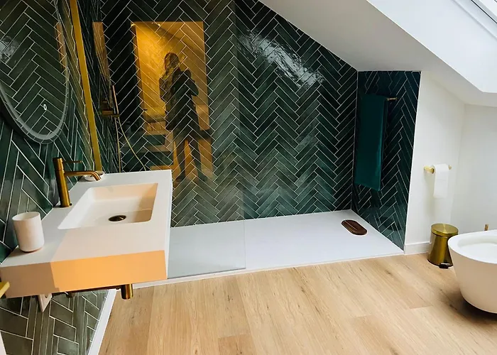 Rosa En Con Vistas Panoramicas A La Ria Διαμέρισμα Noia